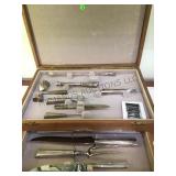 STERLING SILVER BAR SET WITH THE CHEST