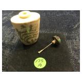 VINTAGE JAPANESE EROTIC SHUNGA IVORY SNUFF BOTTLE VINTAGE JAPANESE EROTIC SHUNGA IVORY SNUFF BOTTLE