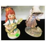 2 PIECE FIGURINE , 1 1970 HUMMEL, 1 LEFTON 2 PIECE FIGURINE , 1 1970 HUMMEL, 1 LEFTON