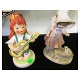 2 PIECE FIGURINE , 1 1970 HUMMEL, 1 LEFTON