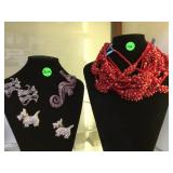 2 NECKS OF KALIFANO NECKLACES & PINS 2 NECKS OF KALIFANO NECKLACES & PINS
