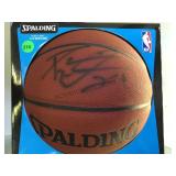 AUTOGRAPHED SPALDING BASKETBALL WITH A PSA/DNA