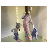 PAIR OF LLADROS SKIER & CLOWN PAIR OF LLADROS SKIER & CLOWN