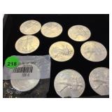 SILVER AMERICAN EAGLES, 9XMONEY SILVER AMERICAN EAGLES, 9XMONEY
