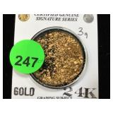 3G 24K GOLD NUGGETS 3G 24K GOLD NUGGETS