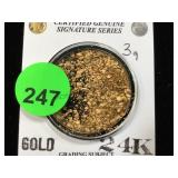 3G  24K GOLD NUGGETS