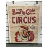 CLYDE BEATTY-COLE BROS CIRCUS POSTER