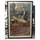 FRAMED "KELLAR LEVITATION" LITHO