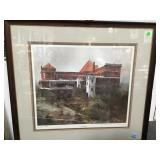 FRAMED & DOUBLE MATTED "L & N  STATION"  PRINT