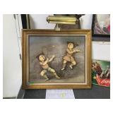 GUILD FRAMED OIL ON CANVAS BY ARTIST JOSE GUILD FRAMED OIL ON CANVAS BY ARTIST JOSE