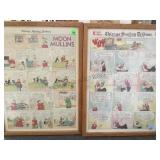 2 FRAMED VINTAGE CHICAGO SUNDAY TRIBUNE COMICS 2 FRAMED VINTAGE CHICAGO SUNDAY TRIBUNE COMICS