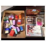 2 BOX LOT OF MINI EROTIC  PEEPSHOWS, CARDS & MORE