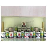 GROUP OF VINTAGE FULL MOTOR OIL CANS, HAVOLINE GROUP OF VINTAGE FULL MOTOR OIL CANS, HAVOLINE