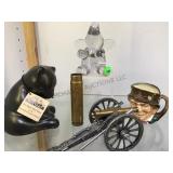 ROYAL DAULTON TOBY MUG, MINIATURE CANON & MORE ROYAL DAULTON TOBY MUG, MINIATURE CANON & MORE