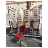 BANQUET CHAIRS RED & TAN 72 X THE MONEY BANQUET CHAIRS RED & TAN 72 X THE MONEY