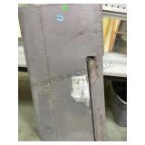 ALUMINUM AIRPLANE WING PART WITH FLAP