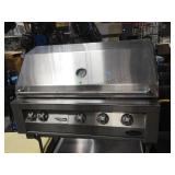 VINTAGE BRAND STAINLESS STEEL GAS BBQ TOPPER VINTAGE BRAND STAINLESS STEEL GAS BBQ TOPPER