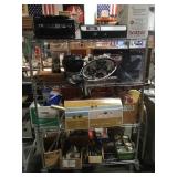 FULL CART, BROTHER TYPEWRITER, LIGHTING FIXTURES FULL CART, BROTHER TYPEWRITER, LIGHTING FIXTURES