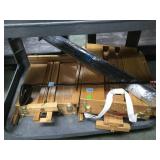 BOTTOM CART, TAYLOR MADE BURNER & WOOD EASELS BOTTOM CART, TAYLOR MADE BURNER & WOOD EASELS