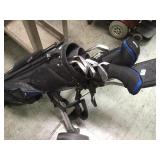 SET OF COUGAR GOLF CLUBS WITH CART SET OF COUGAR GOLF CLUBS WITH CART