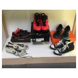 5 PAIRS OF CONVERSE & AIR JORDANS 5 PAIRS OF CONVERSE & AIR JORDANS