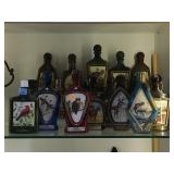 COLLECTION OF LIQUOR DECANTERS COLLECTION OF LIQUOR DECANTERS