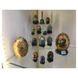 COLLECTION OF DECORATIVE EGGS, 'CLOISONNE' COLLECTION OF DECORATIVE EGGS, 'CLOISONNE'