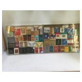 2 CIGARETTE DISPLAYS WITH VINTAGE CIGARETTES 2 CIGARETTE DISPLAYS WITH VINTAGE CIGARETTES