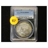 1881-S PCGS MS64 MORGAN SILVER DOLLAR 1881-S PCGS MS64 MORGAN SILVER DOLLAR
