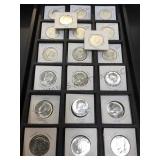 1964 (20) SILVER KENNEDY HALF DOLLARS, BU 1964 (20) SILVER KENNEDY HALF DOLLARS, BU