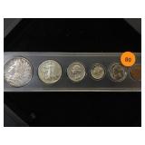 1940 DATE SET WITH A 1880-S MORGAN SILVER DOLLAR 1940 DATE SET WITH A 1880-S MORGAN SILVER DOLLAR