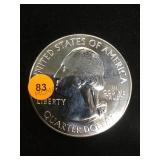 2014 (5 OZ) QUARTER DOLLAR SILVER ROUND 2014 (5 OZ) QUARTER DOLLAR SILVER ROUND