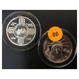 1986 & 1999 BICENTENIAL SILVER 2 X THE MONEY 1986 & 1999 BICENTENIAL SILVER 2 X THE MONEY