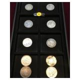 MORGAN & PEACE SILVER DOLLARS, 10XMONEY MORGAN & PEACE SILVER DOLLARS, 10XMONEY