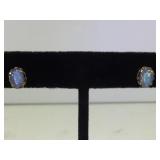 14K GOLD / FIRE OPAL EARRINGS 14K GOLD / FIRE OPAL EARRINGS
