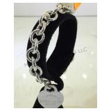 STERLING TIFFANY & CO CHAIN BRACELET WITH POUCH STERLING TIFFANY & CO CHAIN BRACELET WITH POUCH