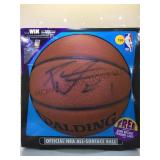 AUTOGTAPHED BASKETBALL WITH PSA/DNA STICKER AUTOGTAPHED BASKETBALL WITH PSA/DNA STICKER
