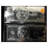 COMMEMORATIVE REPLICA 100 DOLLAR BILLS COMMEMORATIVE REPLICA 100 DOLLAR BILLS