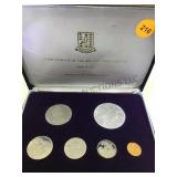 FIRST COINAGE OF THE BRITISH VIRGIN ISLANDS PROOF FIRST COINAGE OF THE BRITISH VIRGIN ISLANDS PROOF