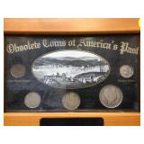 'OBSOLETE COINS OF AMERICA'S PAST' & CASE 'OBSOLETE COINS OF AMERICA'S PAST' & CASE