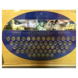 FRAMED DENVER MINT,'U.S. QUARTER DOLLAR COLLECTION FRAMED DENVER MINT,'U.S. QUARTER DOLLAR COLLECTION