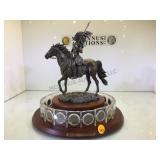 REVOLVING INDIAN HEAD PENNY DISPLAY WITH STATUE REVOLVING INDIAN HEAD PENNY DISPLAY WITH STATUE