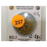4.4 G 24K GOLD NUGGETS 4.4 G 24K GOLD NUGGETS