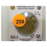 1.9 G 24K GOLD NUGGETS 1.9 G 24K GOLD NUGGETS