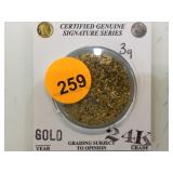 3 G 24K GOLD NUGGETS 3 G 24K GOLD NUGGETS