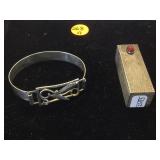 STERLING LIPSTICK/COMPACT CASE & BRACELET STERLING LIPSTICK/COMPACT CASE & BRACELET
