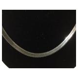 STERLING CHAIN NECKLACE, 22' LONG STERLING CHAIN NECKLACE, 22' LONG