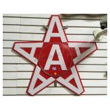 PLEXI GLASS 'A' SIGN FROM FLYING A SERVICE 33' PLEXI GLASS 'A' SIGN FROM FLYING A SERVICE 33'