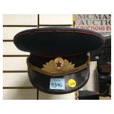 VINTAGE RUSSIAN MILITARY HAT VINTAGE RUSSIAN MILITARY HAT