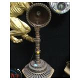METAL WELD ART TABLE LAMP 26' TALL METAL WELD ART TABLE LAMP 26' TALL